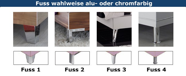 Fuesse f�r Wasserbetten