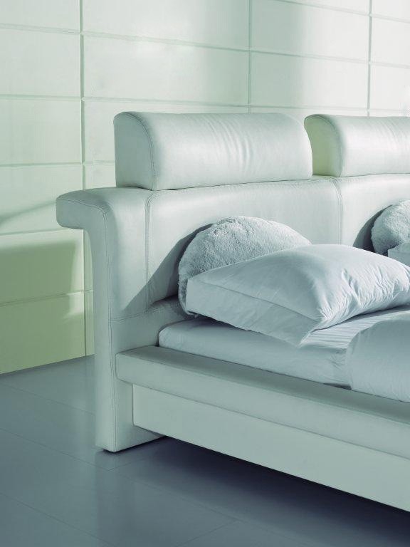 Lederbett Polsterbett Leder