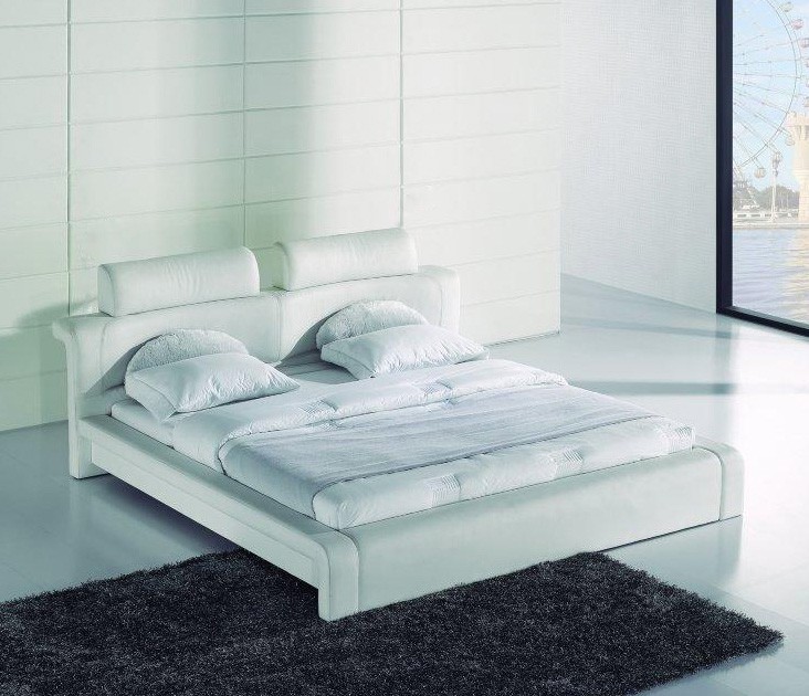 Lederbett Polsterbett Leder