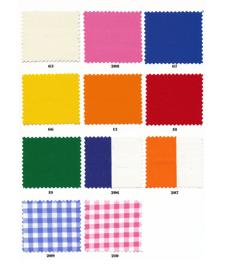 Baumwolle Farben f�r Polster