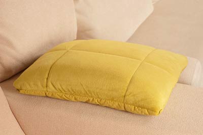 Kuscheldecke ocker