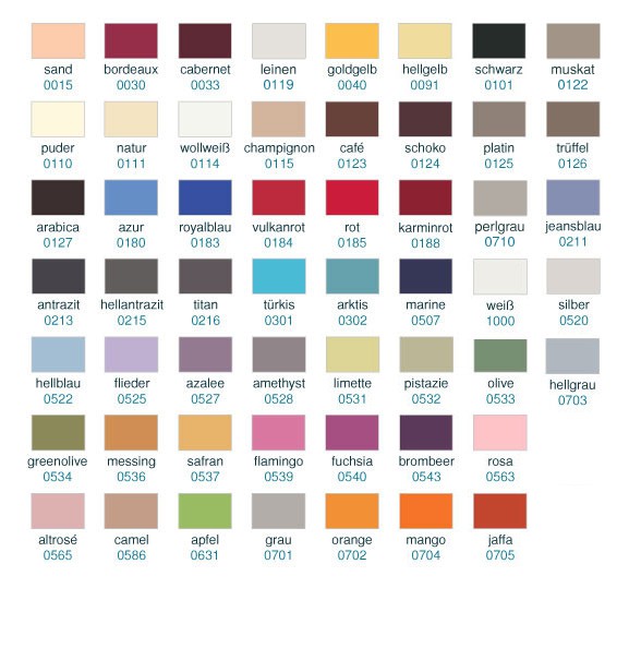 Spannbettuch Bella Donna Farben