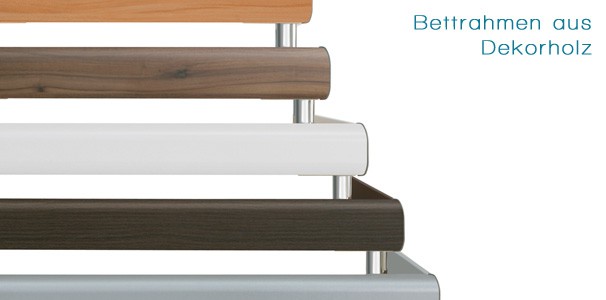 Dekorholz Bett Softline von Hasena