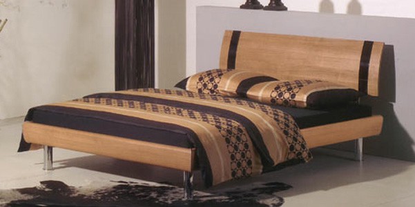 Bett Colorado Sesto mit Rundfuss