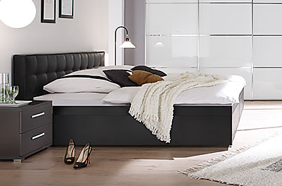Boxspring-Wasserbett mit Zoja M Kopfteil