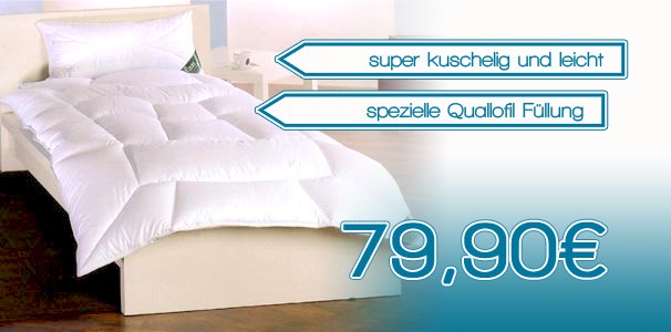Steppbett / Steppdecke First Class Quallofil GEHEIMTIP!