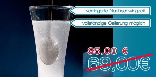Gelgranulat f�r das Gel Bett