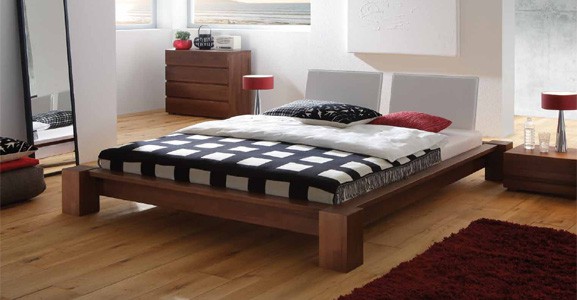 Hasena Echtholz Bettrahmen Woodline