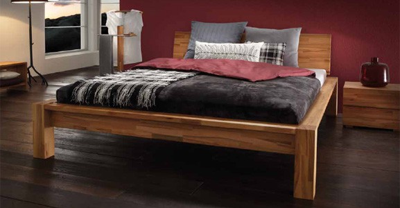 Hasena Echtholz Bettrahmen Woodline