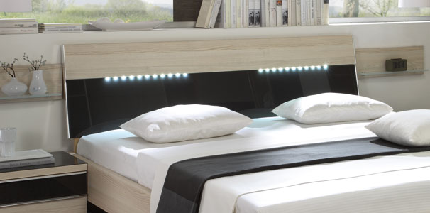 Vicenza 2 kopfteil holzdekor und glas online kaufen aqua comfort