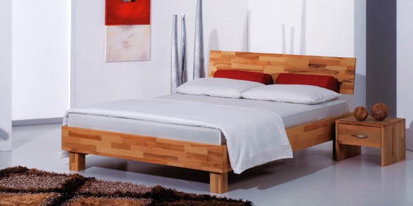 Massivholz Bett Buche Genua 3