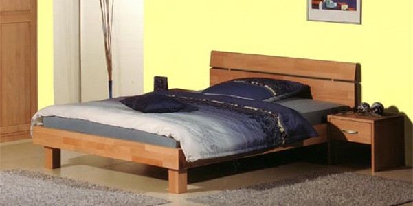 Massivholz Bett Buche Torino 2