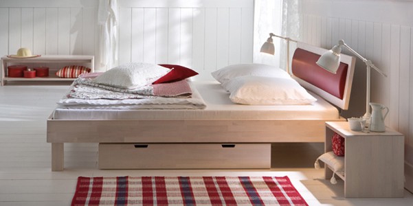 Bett Wood - Line Kopfteil Bahia F�sse Cantu
