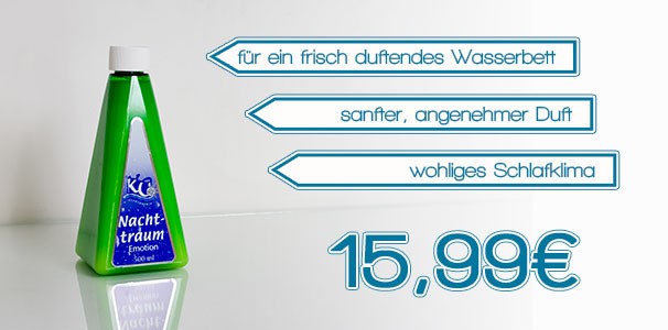 Nachttraum Wasserbettenduft Emotion