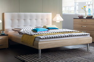 Holzdekor Bett Softline Prestige