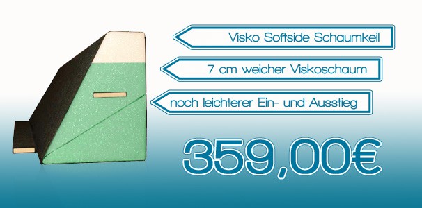 Visco Split Wasserbett-Schaumkeile