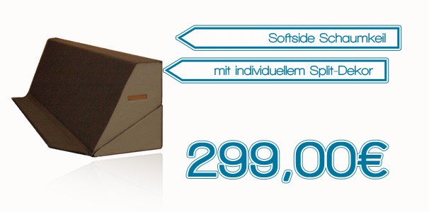 Split Wasserbett-Schaumkeile