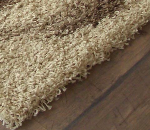 Langflor Teppich Flortiefe Detailansicht Bettvorleger