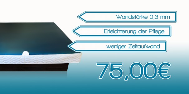 Wasserbett Topliner Wandst�rke 0,3 mm