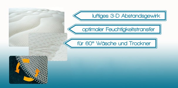 3-D Air Comfort Wasserbett - Bezug