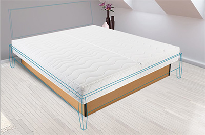 ANGEBOT R610232: Wasserbett Inside XL Dual 180x200cm