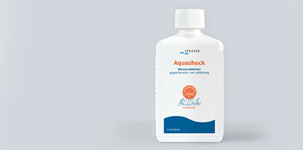Entkeimende Wasserbehandlung "aquashock"
