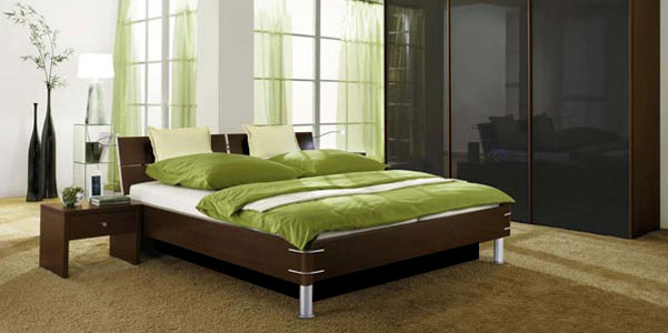 Inside Wasserbett mit Holzdekor Bettrahmen Hit