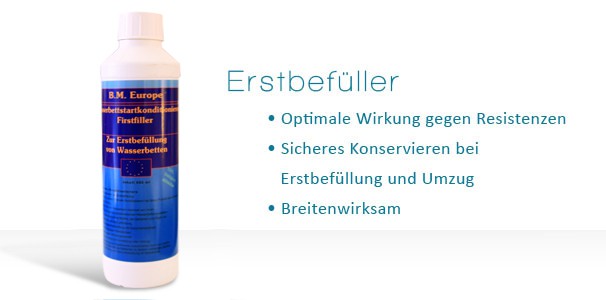 Erstbef�ller Wasserbetten Konditionierer