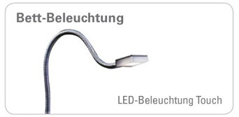 Lampen des Hit Bettrahmen