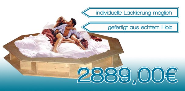 Wasserbett Octagon (Achteckig) dual