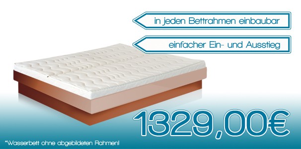 Duales Softside Wasserbett Modell Inside