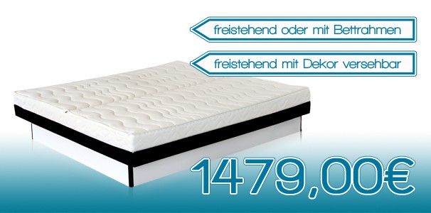 Duales Softside Wasserbett Modell Split