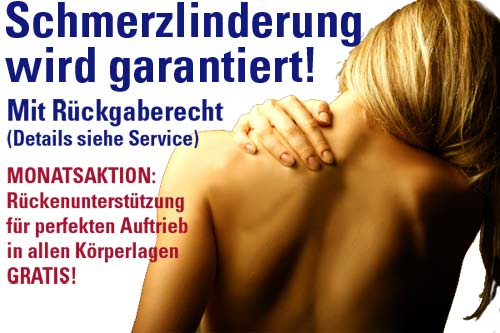 Wasserbetten R�ckenunterst�tzung