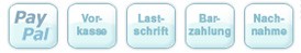 Wasserbett PayPal Barkauf Lastschrift Vorkasse Nachnahme Finanzierung
