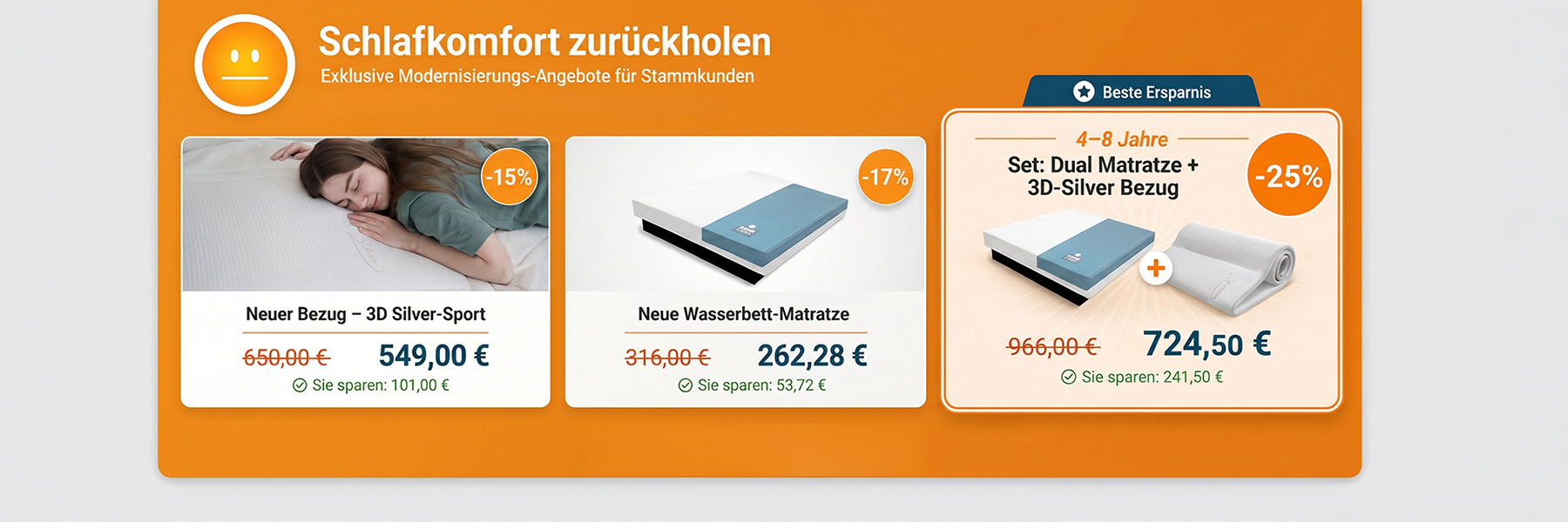 Holen Sie sich den optimalen Schlafkomfort zur�ck! 