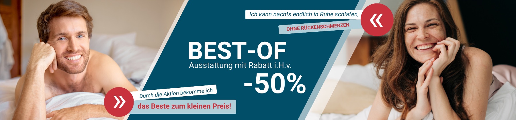 50% Rabatt auf die Best-of Ausstattung