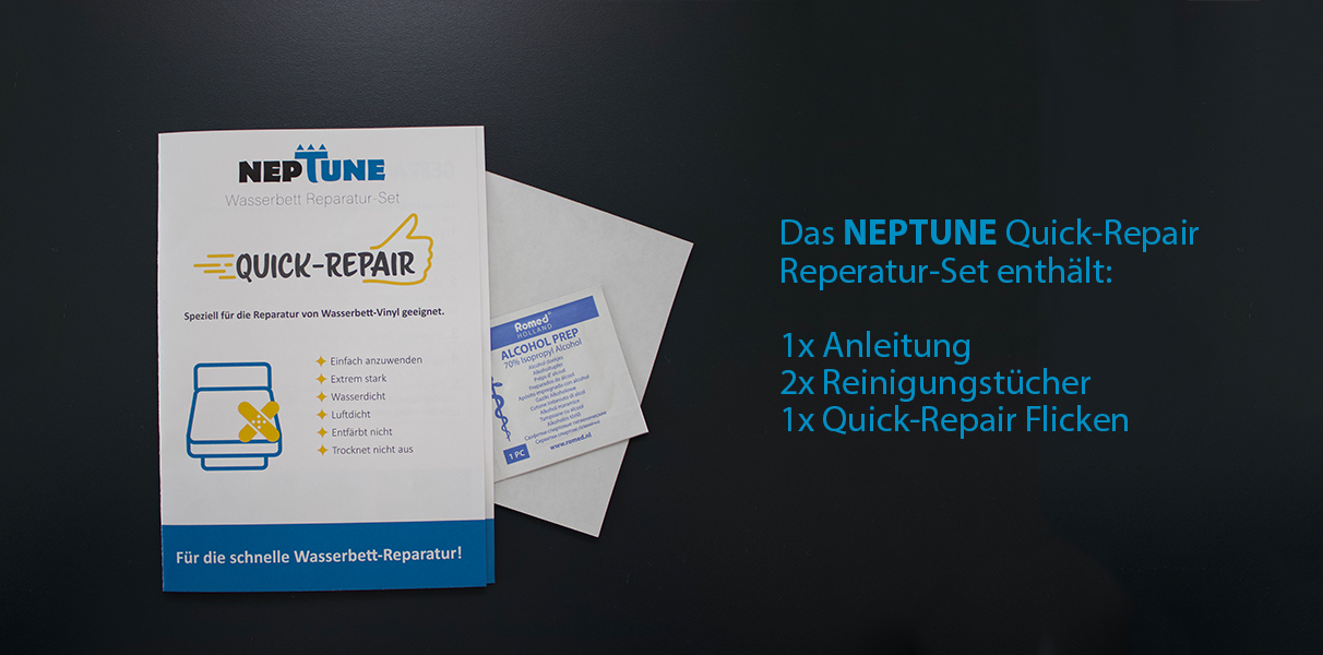 NEPTUNE Quick-Repair Wasserbett Reparatur-Set Abbildung 1