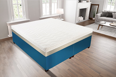 Solo Wasserbett mit Podest in Boxspring-Optik