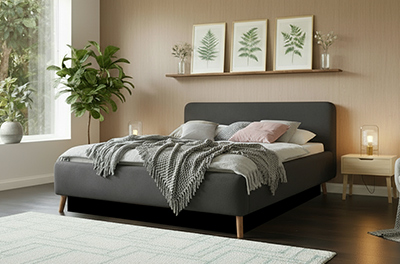 Deal 1: Premium Polster Wasserbett in 4 modischen Farben
