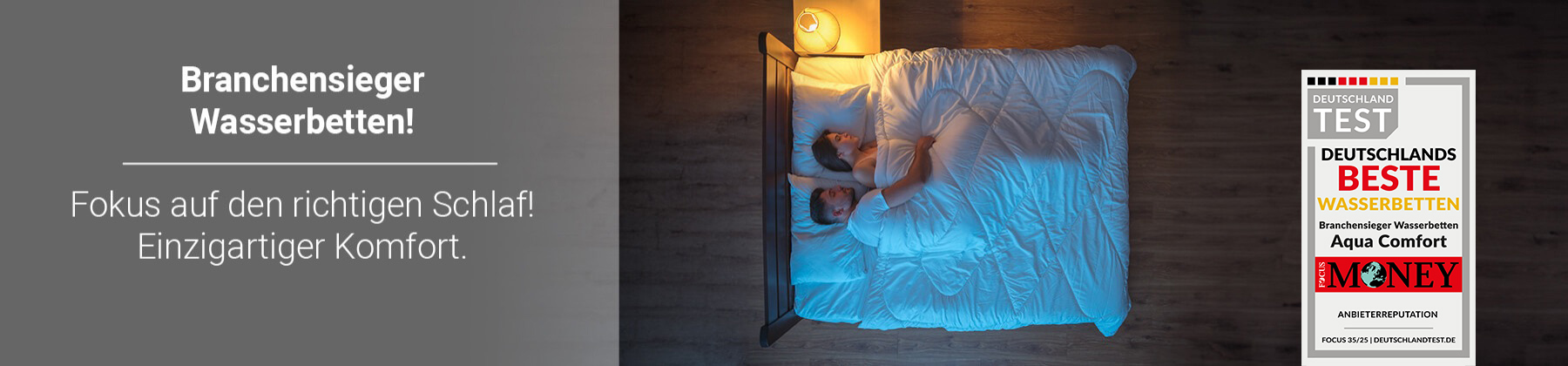 Wasserbett Marktf�hrer & Branchensieger Aqua Comfort