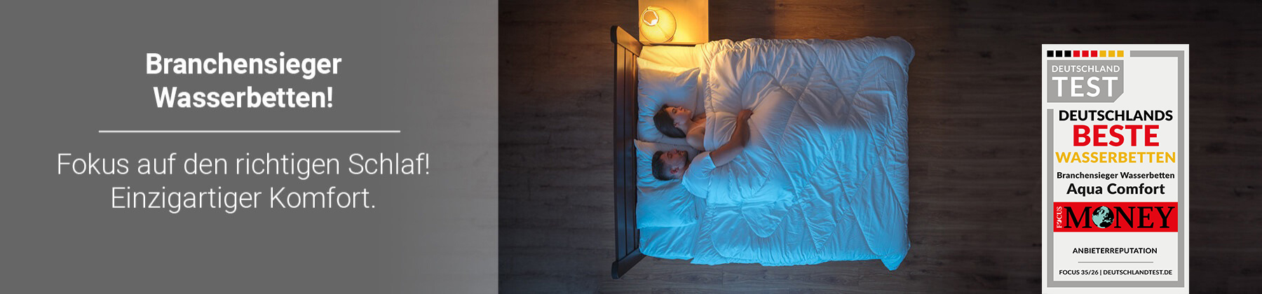 Wasserbett Marktf�hrer & Branchensieger Aqua Comfort