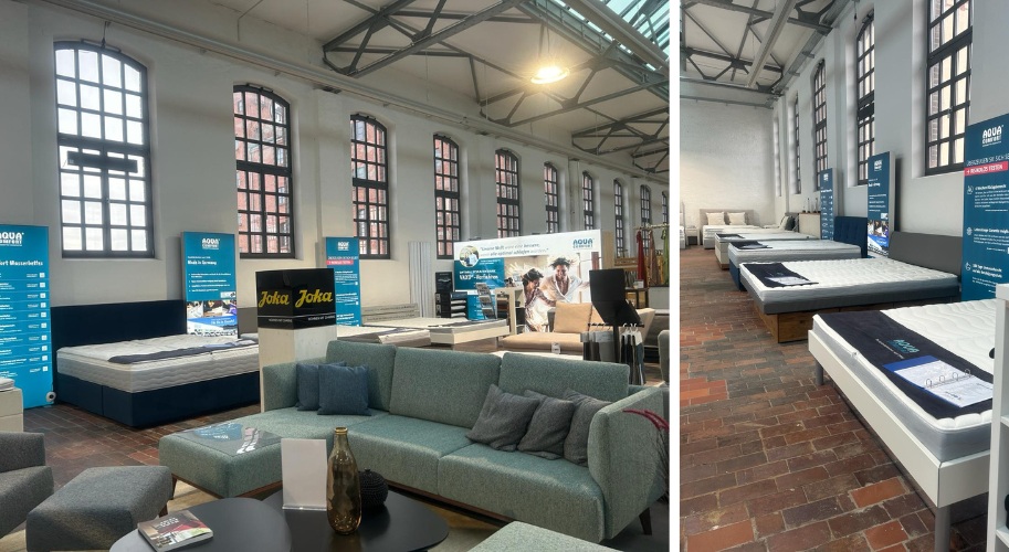 Wasserbett Ausstellung in Berlin