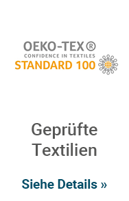 Oeko-Tex zertifizierte Stoffe