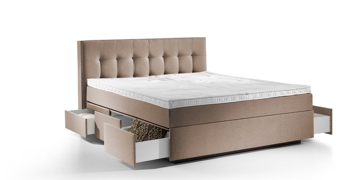 Boxspring-Wasserbett Barcelona mit Schubladen Abbildung 5