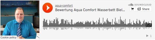 Aqua Comfort Wasserbett Erfahrung von Frau Beck