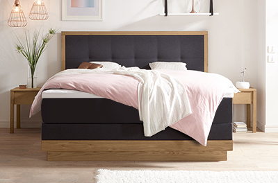 Boxspring-Wasserbett mit Artino Kopfteil