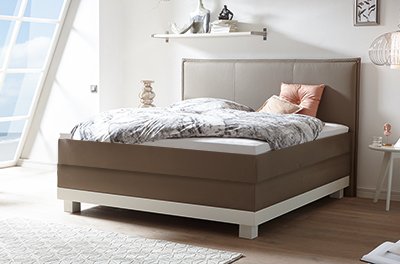 Boxspring-Wasserbett mit Izano XL Kopfteil