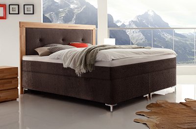 Boxspring-Wasserbett mit Merano Kopfteil
