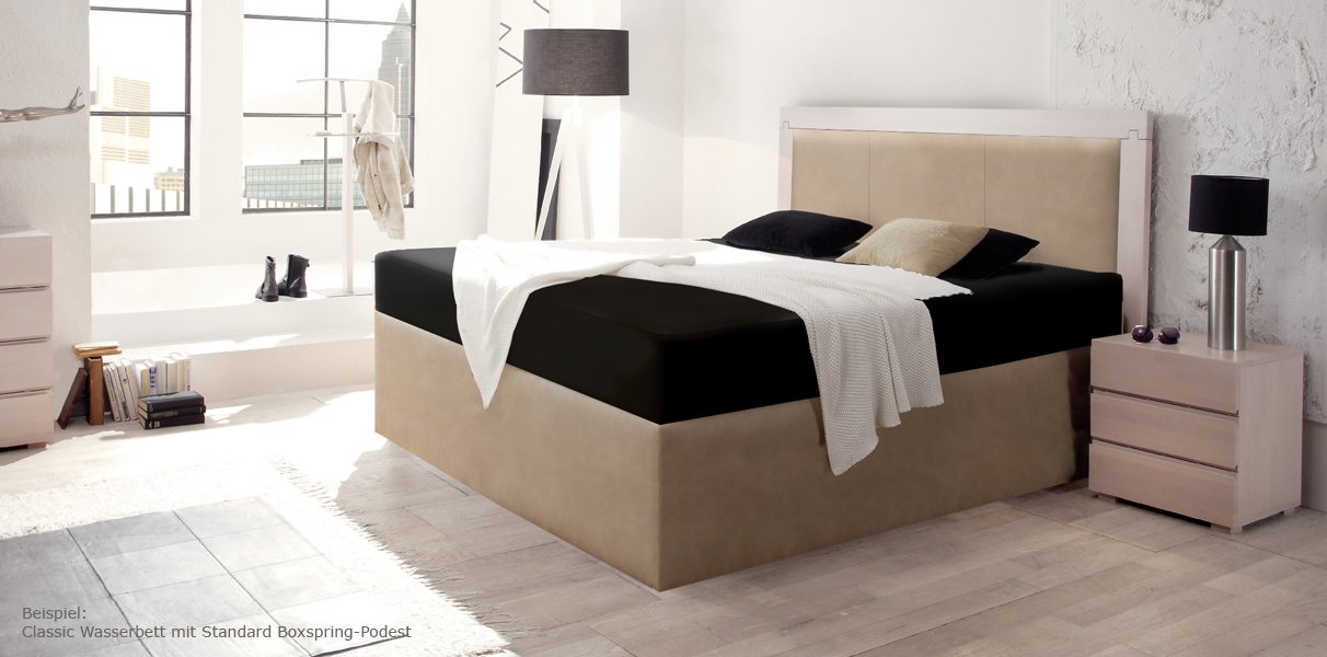 Boxspring-Wasserbett mit St. Moritz Kopfteil Abbildung 4