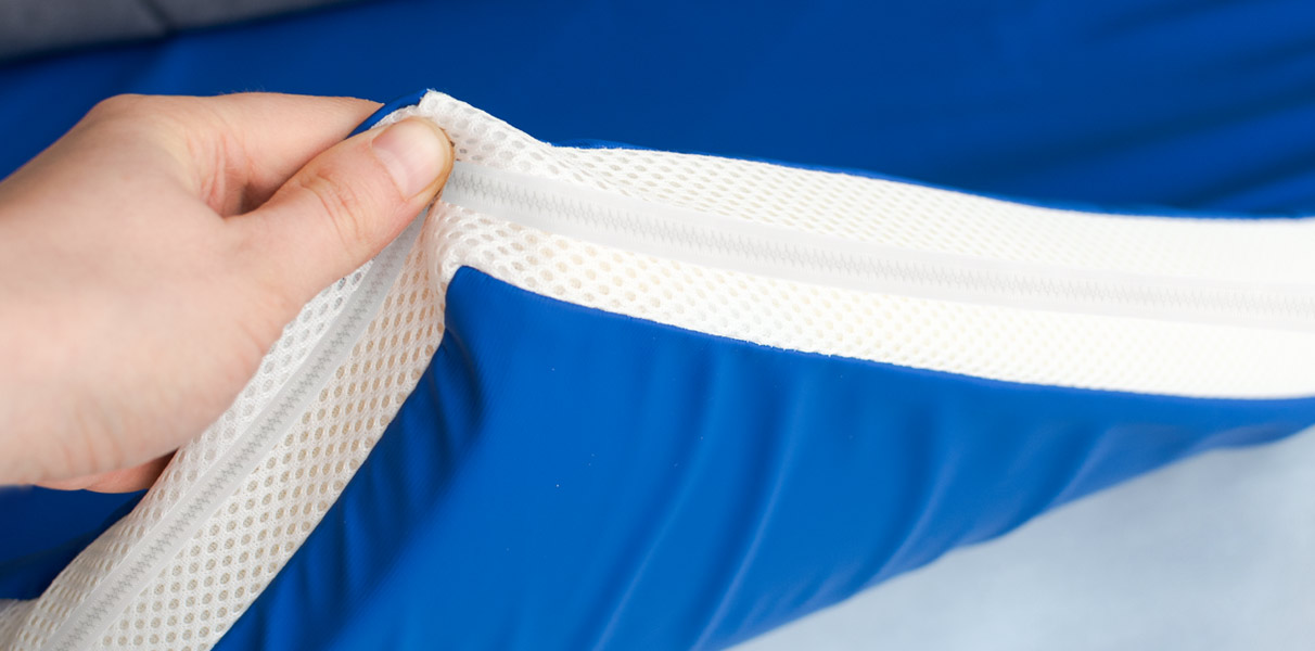 Staubschutzwanne f�r aufgelegte Topper